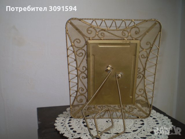 Настолна рамка за снимка филигран, снимка 2 - Други ценни предмети - 41376731