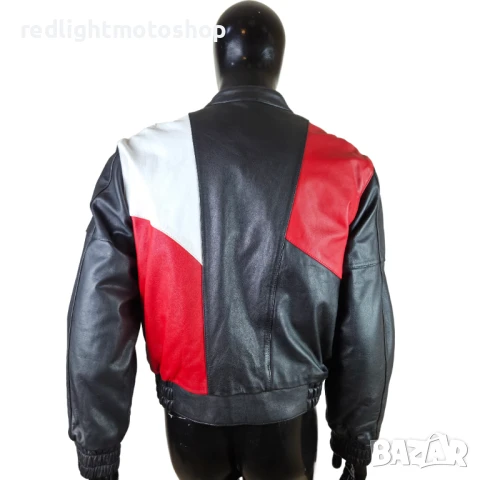 📌 5272 Germot Мъжко кожено мото яке | КАТО НОВО | Размер 56 | 100 лв., снимка 3 - Аксесоари и консумативи - 50889156