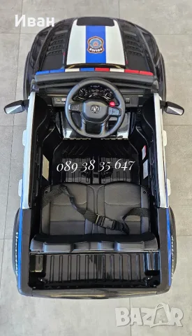 ТОП ЦЕНАНОВО!Акумулаторен джип RAM POLICE BLACK с 12V батерия,EVA гуми,сигнални светлини,дистанно, снимка 9 - Детски велосипеди, триколки и коли - 55083898