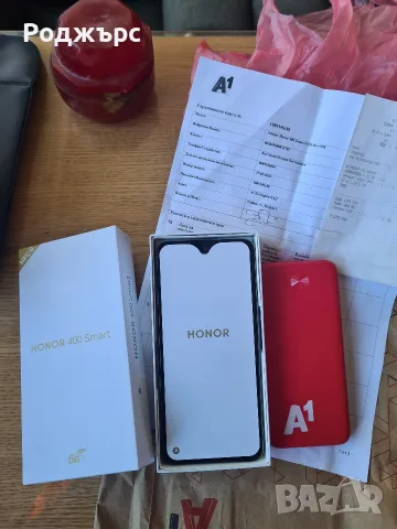 Чисто нов Honor 400 Smart (4/128GB) + Подарък външна батерия A1 / С гаранция 