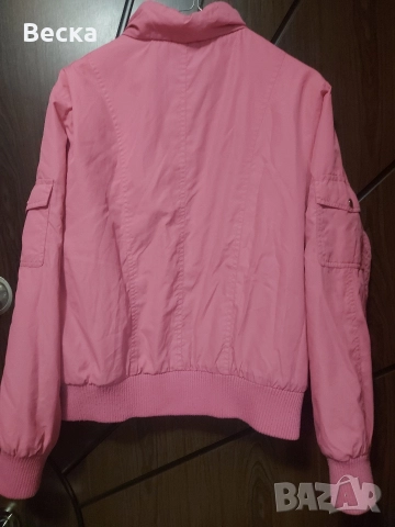 Продавам дамско пролетно яке в свеж розов цвят – леко, удобно, снимка 4 - Якета - 52953211
