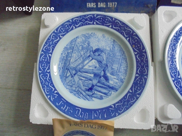 № 8310 Стари колекционерски порцеланови чинии / пана - Rörstrand Sweden , снимка 5 - Други ценни предмети - 47610766