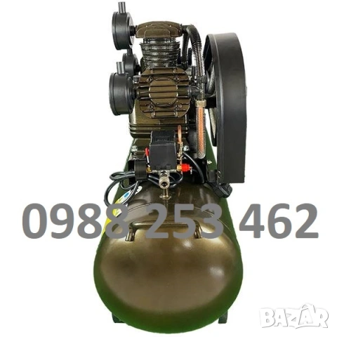 2026 Компресор за въздух - 100 литра 3.0 kW, 4 hp 8 bar.480л/м, снимка 2 - Компресори - 52270498