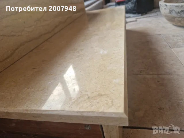 Египетски Мрамор ”Съни” 2 см. Перваз До 20см - 19 лв. метъра с фаска и водобран с ДДС, снимка 7 - Облицовки - 48807680