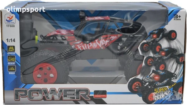 ДЖИП РК Метал POWER 4П, снимка 3 - Електрически играчки - 50805424