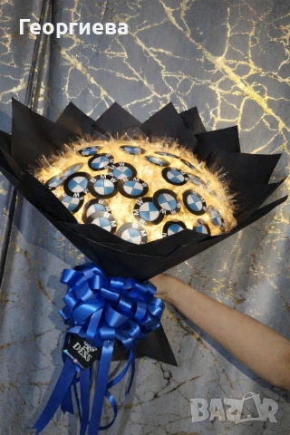 ПРОМОЦИЯ до края на февруари‼️💐✨️ Светещи, ръчно изработени букети "DESS"🦋✨️🎁, снимка 9 - Подаръци за жени - 47676632