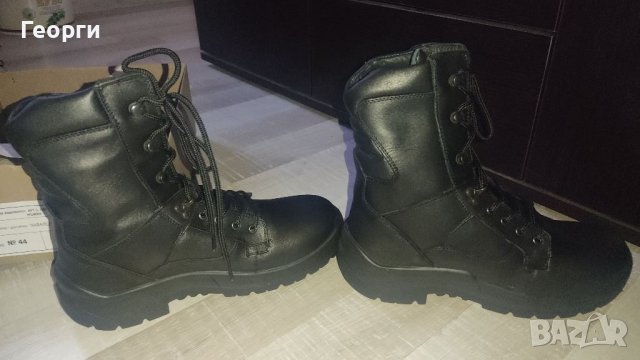 Кубинки от естествена кожа, с надпис Полиция на езика, 43 номер - нови., снимка 4 - Мъжки боти - 39088690