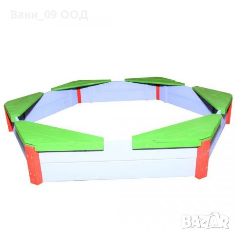 Детски пясъчник със 6 седалки