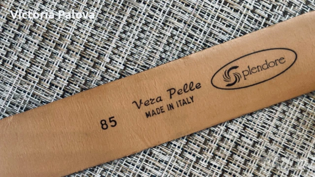 Красив кожен колан SPLENDORE  Италия, снимка 3 - Колани - 50716641