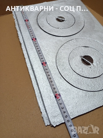 Стара Чугунена Плоча За Стара Печка Барбекю Барбекюта. , снимка 4 - Антикварни и старинни предмети - 51912780