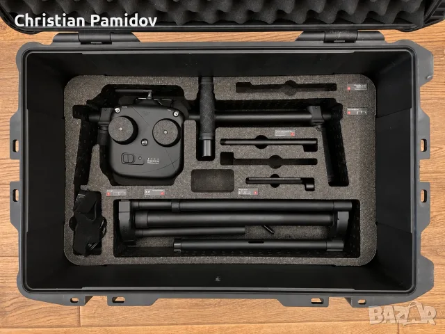 DJI Ronin 1 – пълен оригинален комплект с голям транспортен куфар, снимка 5 - Чанти, стативи, аксесоари - 56132111