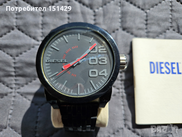 DIESEL 60мм оригинален мъжки часовник отлично състояние, снимка 2 - Мъжки - 44604298