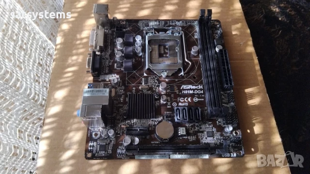 Дънна платка ASRock H81M-DG4 Socket LGA1150, снимка 3 - Дънни платки - 50912040