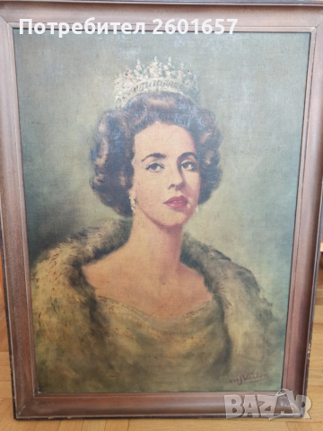 Портрет авторски оригинал на белгийската кралица.