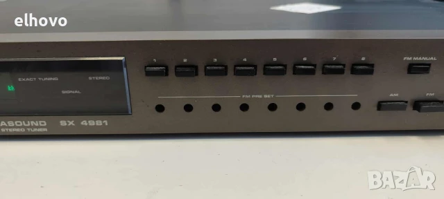 Стерео тунер Metz SX 4981, снимка 4 - Ресийвъри, усилватели, смесителни пултове - 51362144