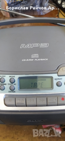 Sony CFD-S03CP Радио, снимка 8 - Радиокасетофони, транзистори - 36065365