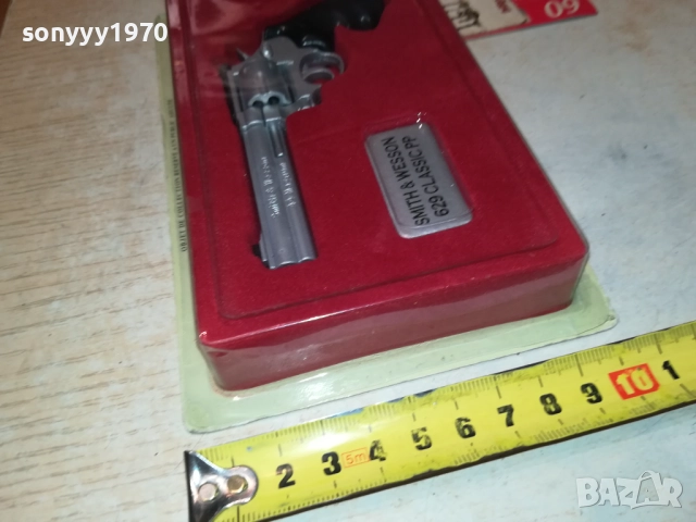 SMITH & WESSON-МЕТАЛЕН РЕВОЛВЕР ВНОС GERMANY 0709251057LCHERY, снимка 10 - Колекции - 51631049