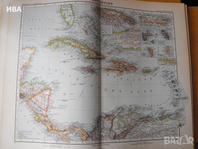 Stielers HAND-ATLAS.  Gotha: Justus Perthes, 1909., снимка 6 - Енциклопедии, справочници - 41312376