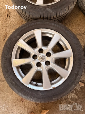 Алуминиеви джанти с гуми за Toyota Avensis 17x7j ET 45, снимка 2 - Гуми и джанти - 53735814