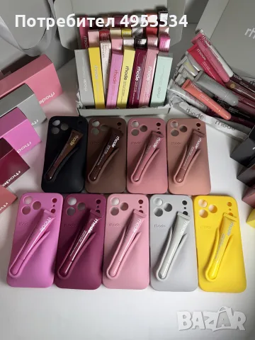 Rhode калъф + Rhode гланц за iPhone | Rhode Case + Lip Gloss оригинални Всички модели и цветове, снимка 11 - Калъфи, кейсове - 56138589