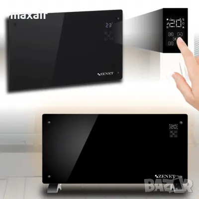 Zenet ZET-530 електрически стъклен конвектор, отоплителен панел, радиатор 2000w, снимка 3 - Радиатори - 47713719