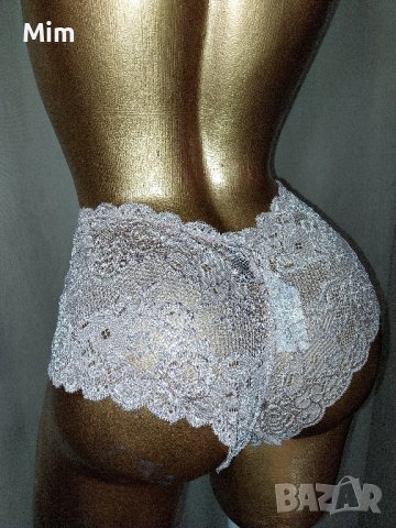 ONLY L Дантелена бразелиянка цвят шампанско , снимка 2 - Бельо - 42335796