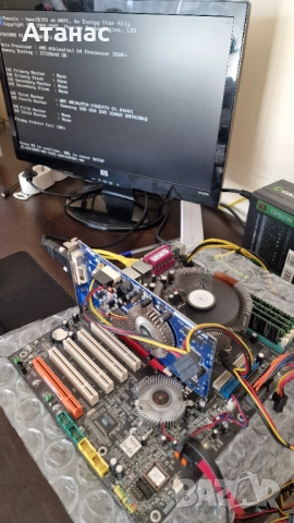 AGP видеокарта GF7600GS 256MB DDR2 128bit Asus , снимка 4 - Видеокарти - 51690679