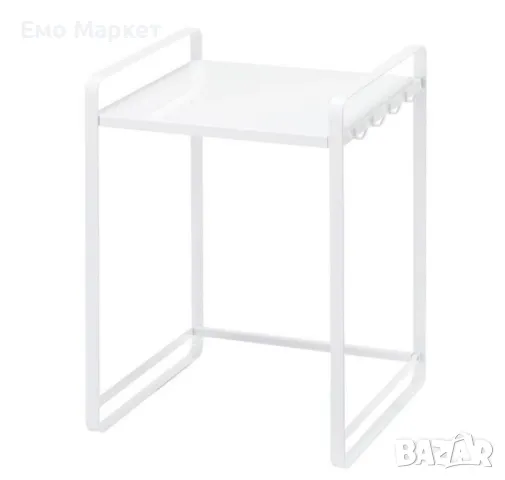 Разтегателна етажерка-органайзер за кухня - Tower White, снимка 4 - Етажерки - 48931338