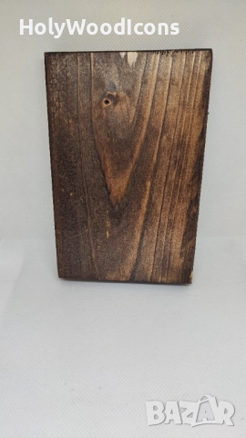 Ръчно изработена икона на Света Богородица на Мълчанието – православна икона 10x15 см, снимка 7 - Икони - 52864745