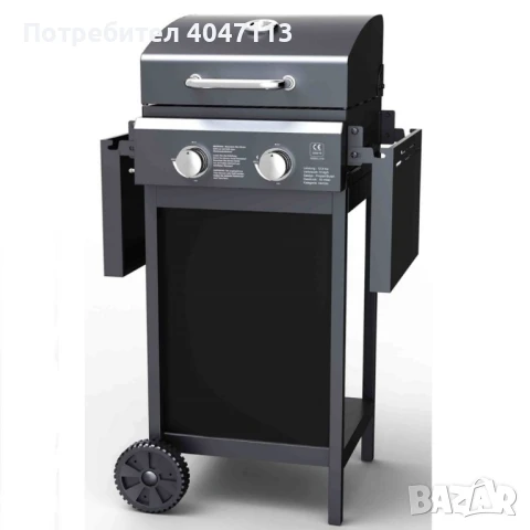Газово барбекю Muhler с 2 горелки, 2x2.8kW, снимка 2 - Барбекюта - 51370397