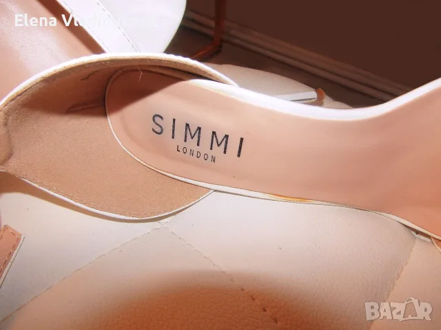Бели Лачени Сандали - Бранд: Simmi LONDON, снимка 12 - Сандали - 55728702