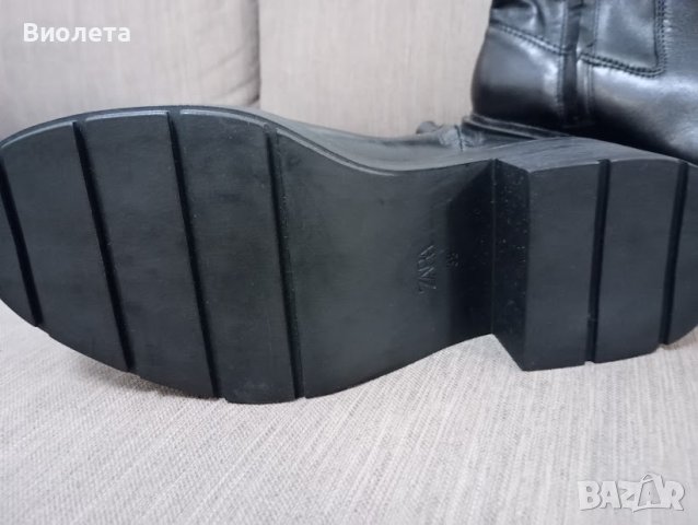 Боти Zara 38 номер, снимка 2 - Дамски боти - 41976385