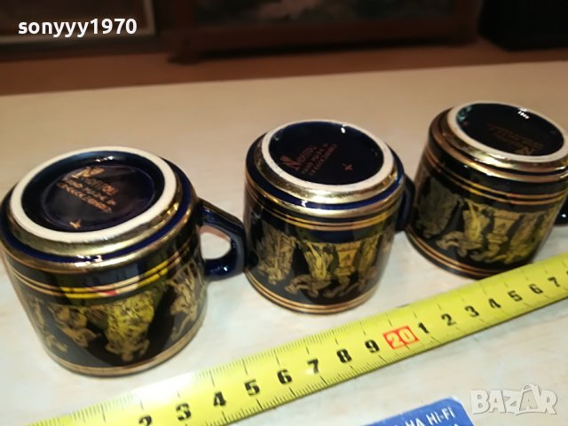 neofitou-hand made 24k gold-made in greece 4бр чашки за кафе 0206231626, снимка 15 - Колекции - 40917512