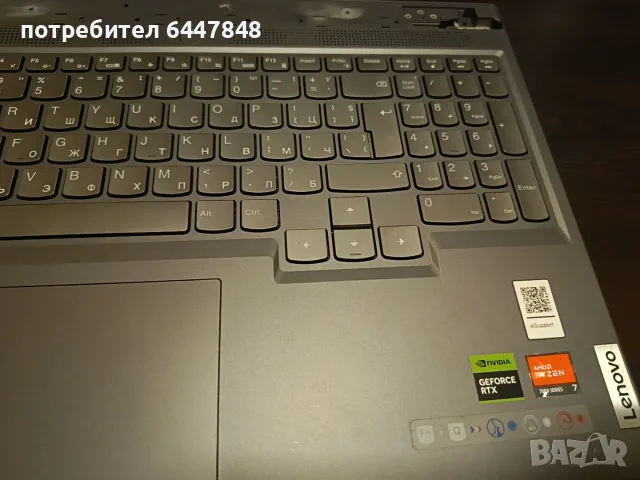 Lenovo Legion Slim 5-16 APH8 клавиатура ОРИГИНАЛНА(КОД 40), снимка 2 - Части за лаптопи - 56248325
