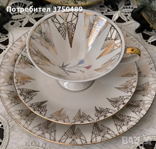 Троен сет за кафе 