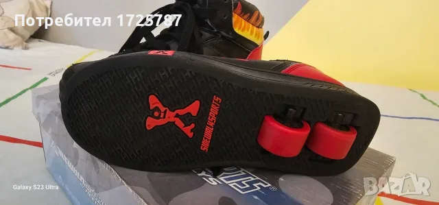 Маратонки кецове с колелца Sidewalk sports by HEELYS, снимка 2 - Детски обувки - 55739178