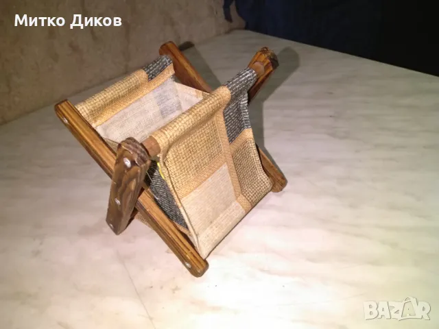 Декоративно столче сгъваемо моливник Н-126мм и 18х13см, снимка 8 - Други - 50024475