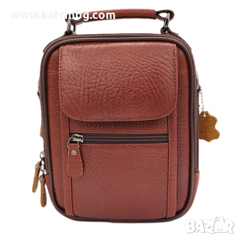 Мъжка кожена чанта през рамо от естествена кожа – високо качество, Турция Код на продукта:K-023