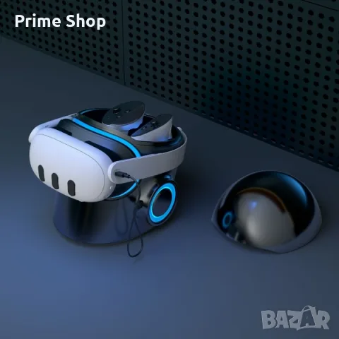 Зарядна станция Aubika VR CyberCore Lite 45W за Meta Quest 3/3S, Vision Pro, Pico, снимка 2 - Аксесоари - 56143078