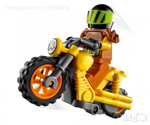 LEGO® City Stunt 60297 и 60298 - Каскадьорски мотоциклет ракета, снимка 6 - Конструктори - 40028918