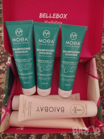 Шампоани Moea  и душ гелове bayobay