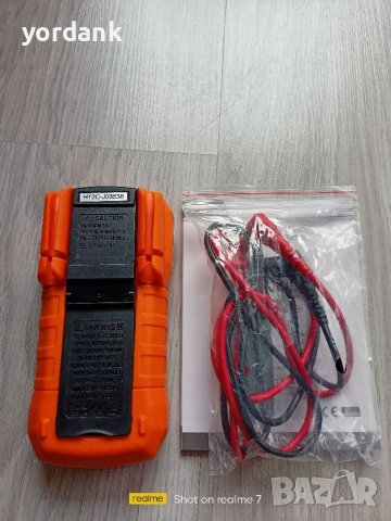 Мултиметър Peakmeter PM8233D+ мултицет с автоматичен обхват, снимка 3 - Други инструменти - 40725543