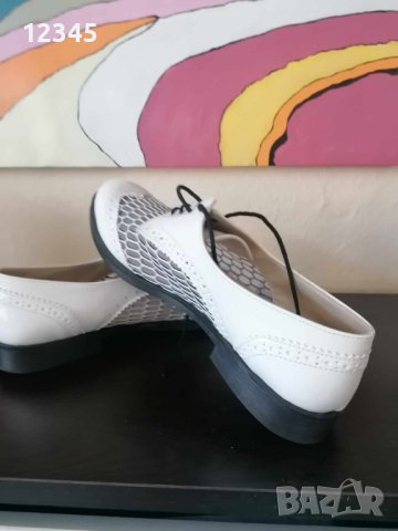 Дамски обувки тип Оксфорд /лачени/, снимка 4 - Дамски ежедневни обувки - 41980861