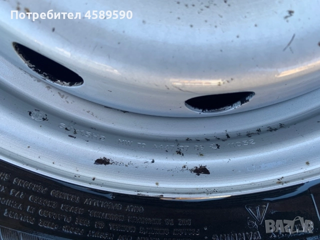 Резервна гума+Джанта 15цола 5x118 за бус Fiat Ducato,Iveco Daily,Citroen Jumper,Peugeot Boxer,Opel M, снимка 11 - Гуми и джанти - 51808921