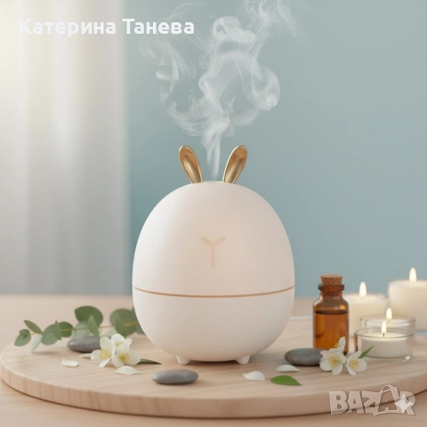 Мини овлажнител с етерично масло и ароматерапия, снимка 2 - Ароматизатори - 51885155