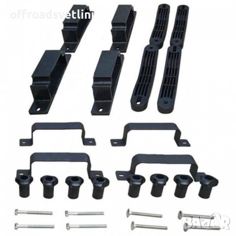 Стоманен багажник за покрив 160х100 см Багажник за таван на Джип, снимка 4 - Аксесоари и консумативи - 44707893