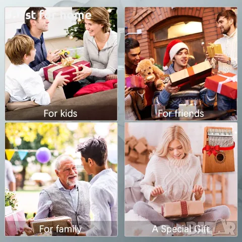 Калимба Ударен музикален инструмент със 17 ноти, дърво KOA,, снимка 6 - Ударни инструменти - 48744013