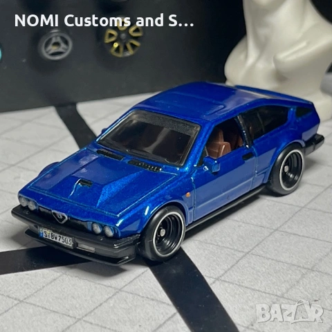 Custom Hot Wheels Alfa Romeo GTV6 3.0, снимка 8 - Коли, камиони, мотори, писти - 53097046