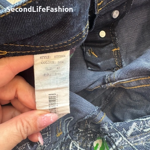 Desigual дамски сини дънки размер 42 , снимка 7 - Дънки - 53867994