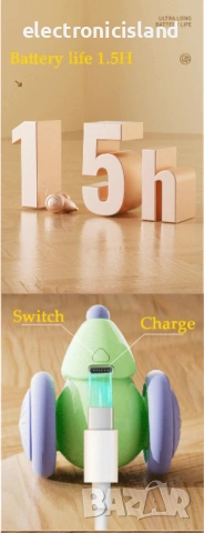 [2026 Обновено] Умнa интерактивнa играчки за котки, Wicked Mouse Plus Автоматична играчка за любимец, снимка 10 - За котки - 53687215